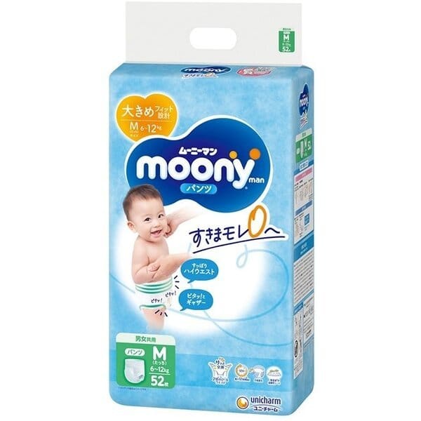 Підгузки-трусики Moony M 6-12 кг, 58 шт. Відгуки