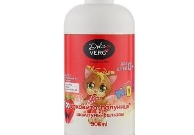 Шампунь-бальзам дитячий Dolce Vero Kids Соковита полуниця 500мл  Відгуки_65da39355a8a4.jpeg