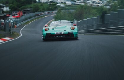 FALKEN / FORMAT67, пресматеріал Dunlop Tyre Europe GmbH «The Perfect Lap». Nürburgring. Falken: автомобіль на трасі Nürburgring